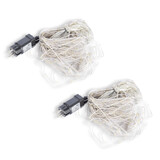 Discountershop Set van 2 Magische Kerstverlichting: Extra Warm Wit, 400 LED, 8 Functies - Binnen en Buiten Geschikt - Gordijnlampen, 3.6W Discountershop Set van 2 Magische Kerstverlichting: Extra Warm Wit, 400 LED, 8 Functies - Binnen en Buiten Geschikt - Gordijnlampen, 3.6W