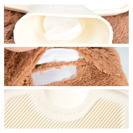 Discountershop Camel Children's Jug with Soft Bear Cover - 0.85L - Polyester and Natural Rubber - 29cm x 2cm x 29cm