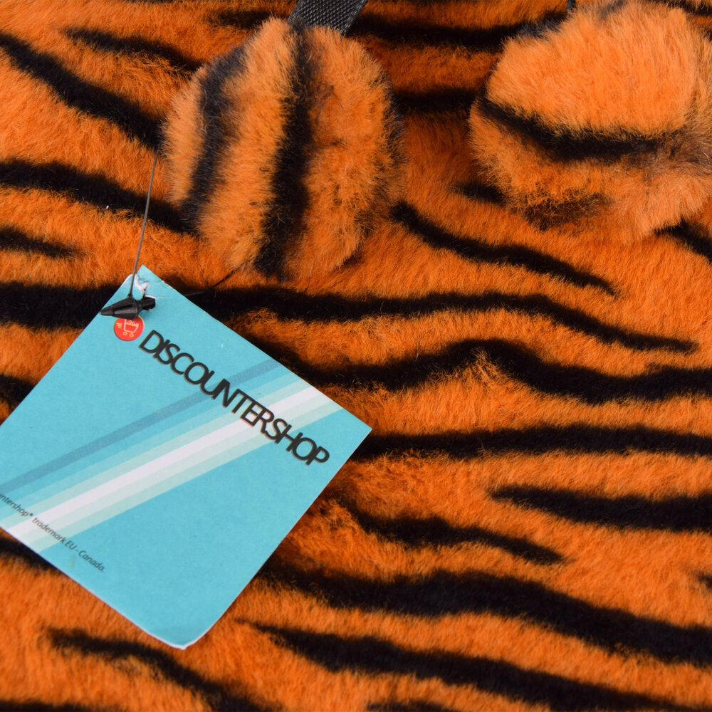 Discountershop Oranje & Zwart Kinderkruik met Cheetah Print Hoes - 0.85L - Polyester en Natuurrubber - 29cm x 2cm x 29cm Discountershop Oranje & Zwart Kinderkruik met Cheetah Print Hoes - 0.85L - Polyester en Natuurrubber - 29cm x 2cm x 29cm