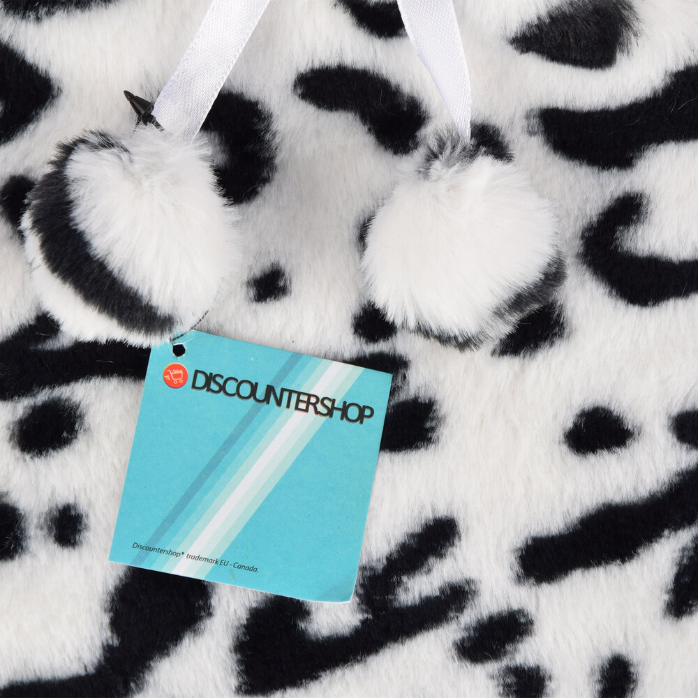 Discountershop Wit & Zwart Kinderkruik met Cheetah Print Hoes - 0.85L - Polyester en Natuurrubber - 29cm x 2cm x 29cm Discountershop Wit & Zwart Kinderkruik met Cheetah Print Hoes - 0.85L - Polyester en Natuurrubber - 29cm x 2cm x 29cm