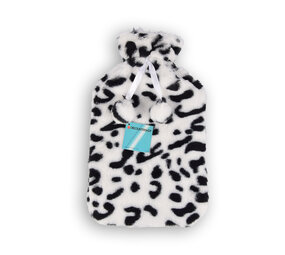 Discountershop White & Black Children's Jug with Cheetah Print Cover - 0.85L - Polyester and Natural Rubber - 29cm x 2cm x 29cm