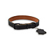 Zwarte Verstelbare Lederen Halsband voor Honden en Katten - Maat M - 2cm Breed Zwarte Verstelbare Lederen Halsband voor Honden en Katten - Maat M - 2cm Breed
