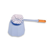 Discountershop Handige Blauwe Toiletborstel met Houder - Kunststof WC Borstel - Badkameraccessoire - 28cm x 13cm Discountershop Handige Blauwe Toiletborstel met Houder - Kunststof WC Borstel - Badkameraccessoire - 28cm x 13cm