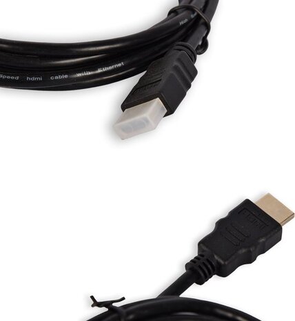 Discountershop HDMI-kabel 1.4 - 4k Ultra HD - Zwart - Gold plated - High-Speed HDMI naar HDMI Kabel - Bidirectioneel - 1.5m - voor TV, PC, Laptop, Console - Audio/Video Discountershop HDMI-kabel 1.4 - 4k Ultra HD - Zwart - Gold plated - High-Speed HDMI naar HDMI Kabel - Bidirectioneel - 1.5m - voor TV, PC, Laptop, Console - Audio/Video