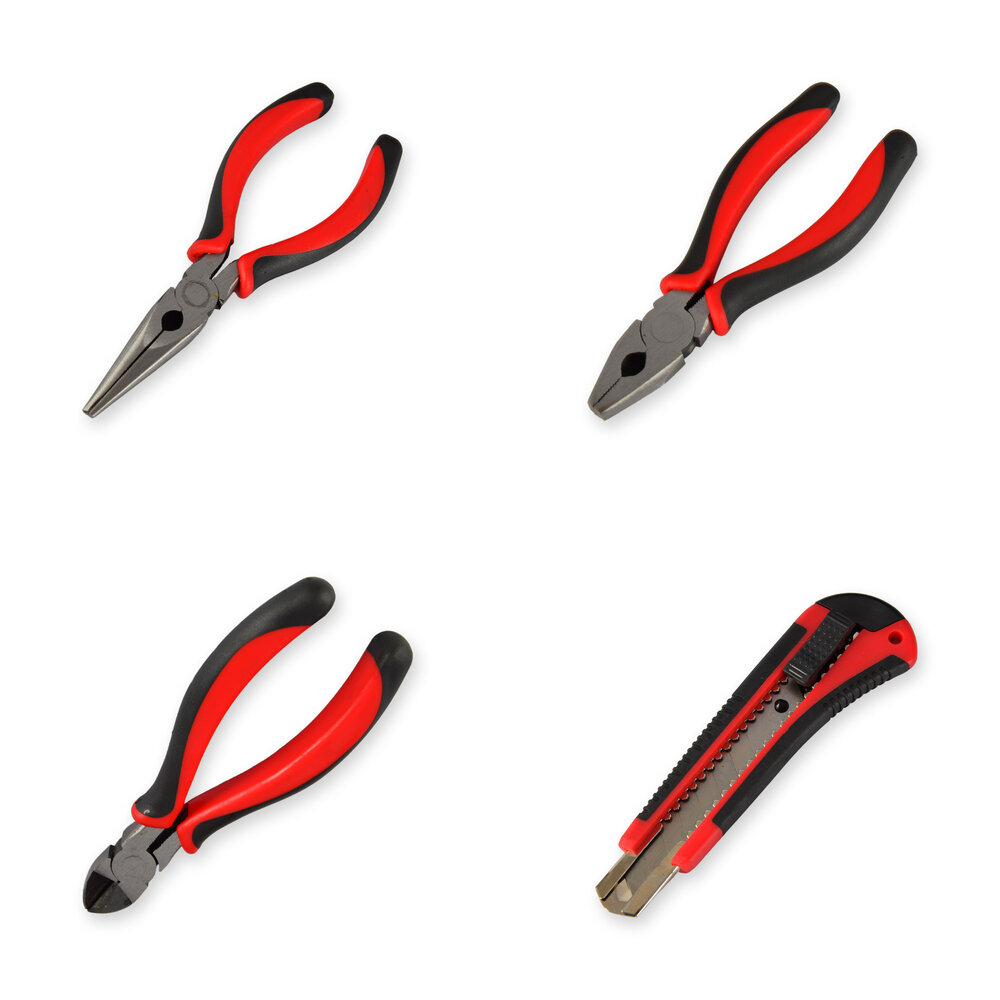 Merkloos Robuuste Gereedschapskoffer Gevuld - 76-delig | Zwart | Metaal en Kunststof | Inclusief Gereedschap Merkloos Robuuste Gereedschapskoffer Gevuld - 76-delig | Zwart | Metaal en Kunststof | Inclusief Gereedschap