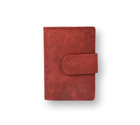 4 East 4east Rode Dames Portemonnee - Stijlvol Echt Leder - 14 Creditcards Vakjes - Afmetingen 6.5cm x 1.5cm x 10cm 4 East 4east Rode Dames Portemonnee - Stijlvol Echt Leder - 14 Creditcards Vakjes - Afmetingen 6.5cm x 1.5cm x 10cm