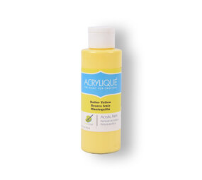 Merkloos Butter Yellow: High Quality Unbranded Acrylic Paint for Painting and Crafting – 118ml Merkloos Butter Yellow: High Quality Unbranded Acrylic Paint for Painting and Crafting – 118ml