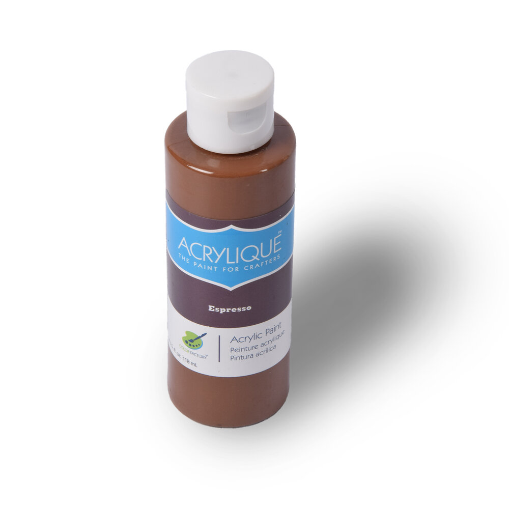Merkloos Espresso Bliss: High Quality Unbranded Acrylic Paint for Painting and Crafts – 118ml