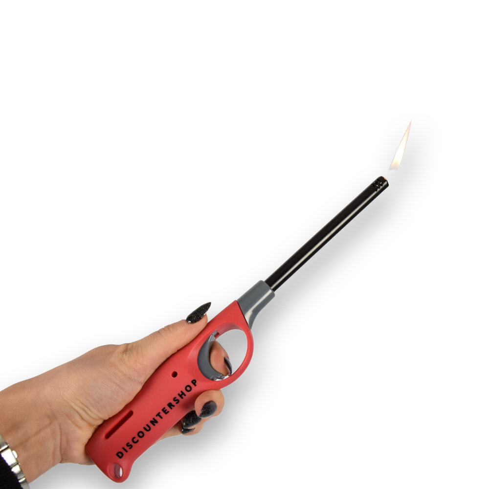 Discountershop Refillable Barbecue Lighters - 3 pieces - Red - Plastic - Perfect for BBQ Lighting Discountershop Refillable Barbecue Lighters - 3 pieces - Red - Plastic - Perfect for BBQ Lighting