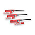 Navulbare Barbecue Aanstekers - 3 stuks - Rood - Kunststof - Perfect voor BBQ Aansteken