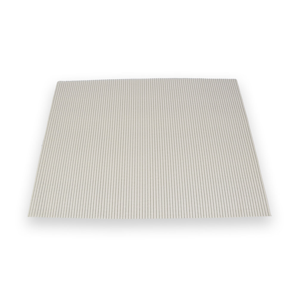 Discountershop Anti-slip mat Kitchen drawers - Plastic - White - 65cm x 90cm- 860g - Set of 2 - Grip mat - Placemat - Anti-slip underlay