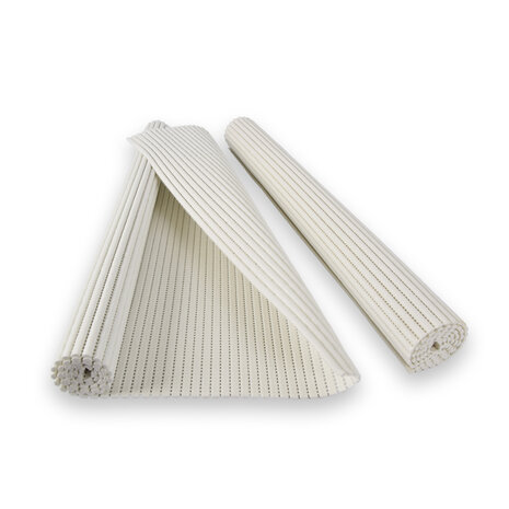 Discountershop Anti-slip mat Kitchen drawers - Plastic - White - 65cm x 90cm- 860g - Set of 2 - Grip mat - Placemat - Anti-slip underlay