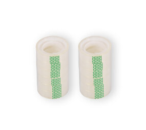 Discountershop Practical Set of 2 Transparent Packaging Tapes - Adhesive Tape Rolls 12mm x 10m - Lightweight Plastic - Includes 12 Pieces - Only 70g Discountershop Practical Set of 2 Transparent Packaging Tapes - Adhesive Tape Rolls 12mm x 10m - Lightweight Plastic - Includes 12 Pieces - Only 70g