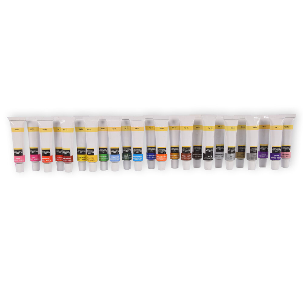 Discountershop Kunstenaarsverf Set - Acrylverf Set - 25 Kleuren - Multi - Geschikt voor 4-99 jaar - Schilderset – Hobbywinkel Discountershop Kunstenaarsverf Set - Acrylverf Set - 25 Kleuren - Multi - Geschikt voor 4-99 jaar - Schilderset – Hobbywinkel