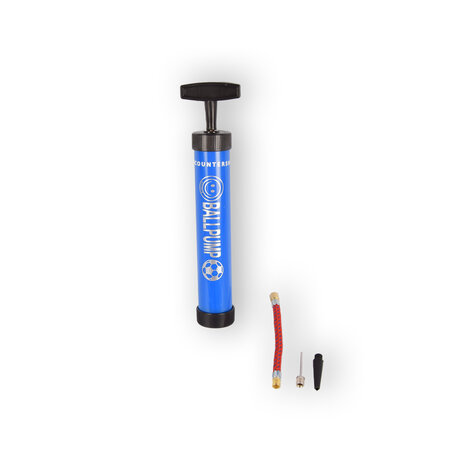 Discountershop Hoogwaardige Ballenpomp - Luchtpomp voor Voetbal - Handpomp voor Ballen - Inflator - blauw - Plastic - Lichtgewicht Discountershop Hoogwaardige Ballenpomp - Luchtpomp voor Voetbal - Handpomp voor Ballen - Inflator - blauw - Plastic - Lichtgewicht
