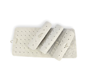 Discountershop Gray Anti-Mold Bath Mat - 4-pack - Durable Shower Mat - Made of 100% Natural Rubber - Dimensions: 76cm x 36cm Discountershop Gray Anti-Mold Bath Mat - 4-pack - Durable Shower Mat - Made of 100% Natural Rubber - Dimensions: 76cm x 36cm