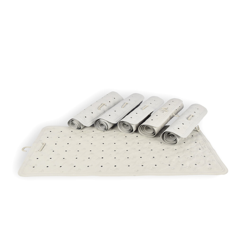 Discountershop 6-pack Gray Anti-Mold Bath Mats - Natural Rubber Shower Mat - Durable for Bathroom - Dimensions: 76cm x 36cm Discountershop 6-pack Gray Anti-Mold Bath Mats - Natural Rubber Shower Mat - Durable for Bathroom - Dimensions: 76cm x 36cm