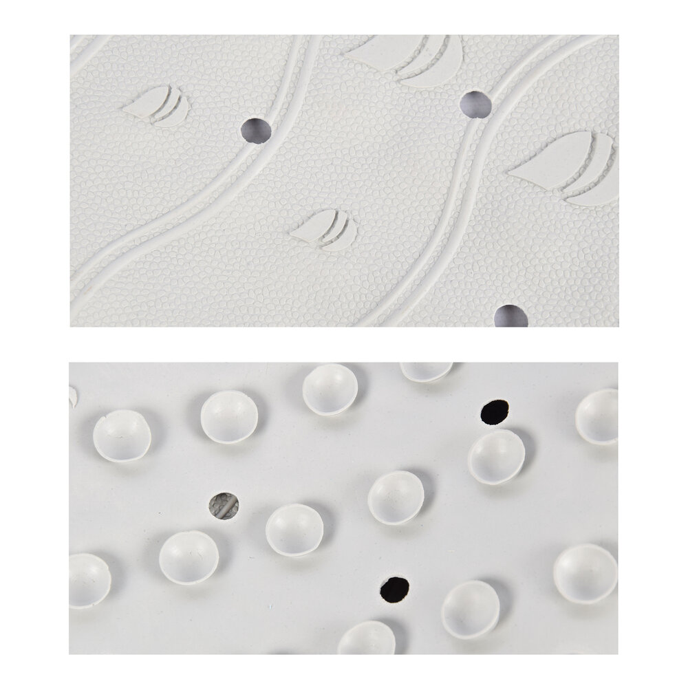 Discountershop 6-pack Gray Anti-Mold Bath Mats - Natural Rubber Shower Mat - Durable for Bathroom - Dimensions: 76cm x 36cm Discountershop 6-pack Gray Anti-Mold Bath Mats - Natural Rubber Shower Mat - Durable for Bathroom - Dimensions: 76cm x 36cm