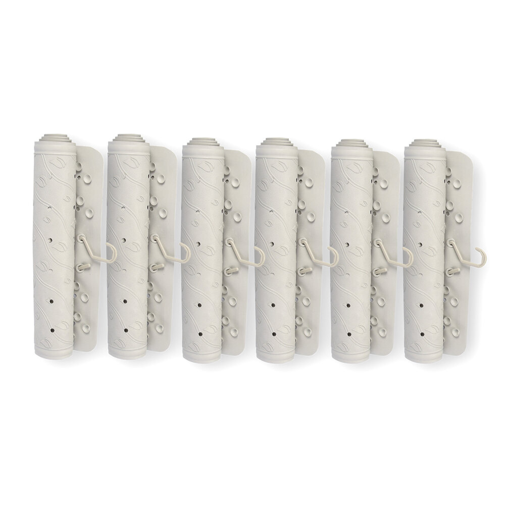 Discountershop 6-pack Gray Anti-Mold Bath Mats - Natural Rubber Shower Mat - Durable for Bathroom - Dimensions: 76cm x 36cm Discountershop 6-pack Gray Anti-Mold Bath Mats - Natural Rubber Shower Mat - Durable for Bathroom - Dimensions: 76cm x 36cm