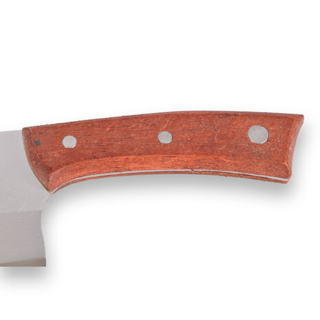 Discountershop Robuust RVS en Houten Keukenbijl Hakmes - 1 Stuks - Vleesmes - 400g - 8cm Breedte – Koksmes - 31cm Hoogte Discountershop Robuust RVS en Houten Keukenbijl Hakmes - 1 Stuks - Vleesmes - 400g - 8cm Breedte – Koksmes - 31cm Hoogte