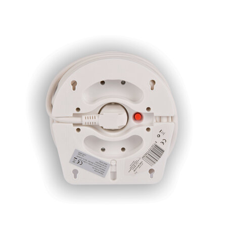 Discountershop Kwalitatief Verlengsnoer met Stekkerdoos van Kunststof - Wit - Discountershop - 10Mtr - 1100W - 2.4AMP - USB Charger Output Discountershop Kwalitatief Verlengsnoer met Stekkerdoos van Kunststof - Wit - Discountershop - 10Mtr - 1100W - 2.4AMP - USB Charger Output