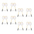 Badmintonset voor 16 personen – 16 rackets en 24 shuttles