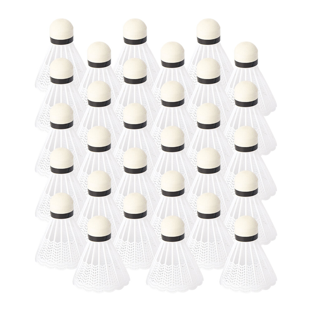 Discountershop Value Pack Badminton Set for 20 Players with 20 Yellow Aluminium Rackets, 30 Bioplastic Shuttlecocks and Storage Bags for Groups Discountershop Value Pack Badminton Set for 20 Players with 20 Yellow Aluminium Rackets, 30 Bioplastic Shuttlecocks and Storage Bags for Groups
