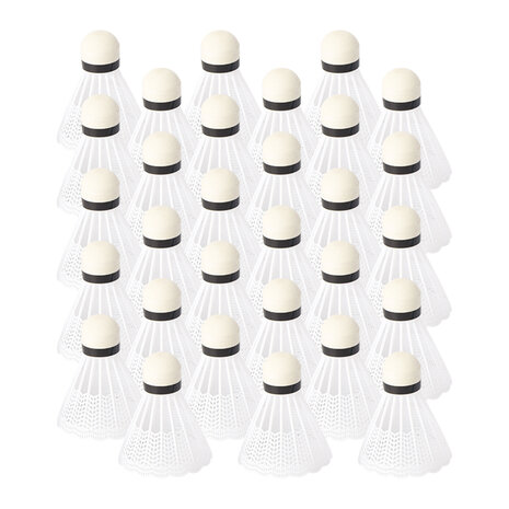 Discountershop Value Pack Badminton Set for 20 Players with 20 Yellow Aluminium Rackets, 30 Bioplastic Shuttlecocks and Storage Bags for Groups Discountershop Value Pack Badminton Set for 20 Players with 20 Yellow Aluminium Rackets, 30 Bioplastic Shuttlecocks and Storage Bags for Groups