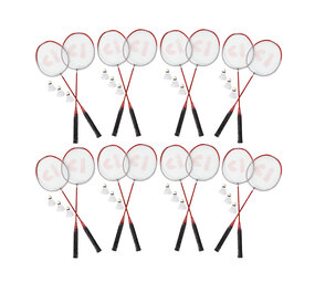 Discountershop Badminton Set for 16 Players – 16 Rackets and 24 Shuttlecocks Discountershop Badminton Set for 16 Players – 16 Rackets and 24 Shuttlecocks