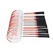 Discountershop Badmintonset voor 16 personen – 16 rode badmintonrackets van 67 x 20 cm met 24 shuttles voor school, camping en groepen