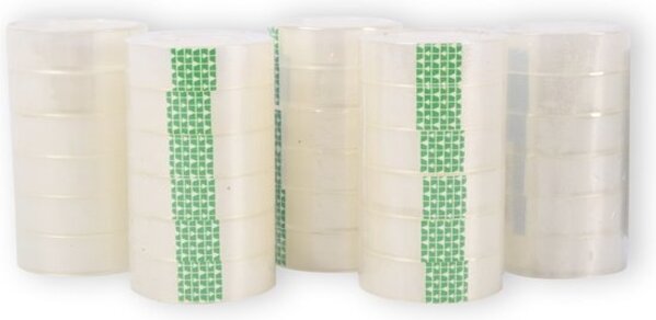 Discountershop Clear Packaging Tapes - Transparent Adhesive Tape Rolls - 12mm x 10m - Lightweight Plastic - Includes 30 Pieces - Total Weight 175g Discountershop Clear Packaging Tapes - Transparent Adhesive Tape Rolls - 12mm x 10m - Lightweight Plastic - Includes 30 Pieces - Total Weight 175g