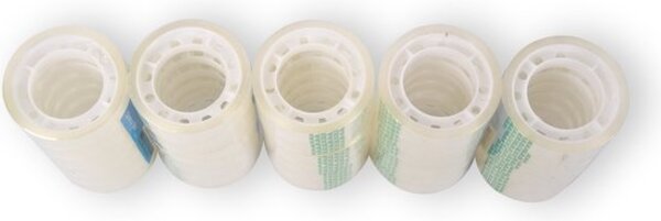 Discountershop Clear Packaging Tapes - Transparent Adhesive Tape Rolls - 12mm x 10m - Lightweight Plastic - Includes 30 Pieces - Total Weight 175g Discountershop Clear Packaging Tapes - Transparent Adhesive Tape Rolls - 12mm x 10m - Lightweight Plastic - Includes 30 Pieces - Total Weight 175g