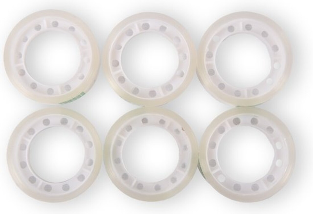 Discountershop Clear Packaging Tapes - Transparent Adhesive Tape Rolls - 12mm x 10m - Lightweight Plastic - Includes 30 Pieces - Total Weight 175g Discountershop Clear Packaging Tapes - Transparent Adhesive Tape Rolls - 12mm x 10m - Lightweight Plastic - Includes 30 Pieces - Total Weight 175g