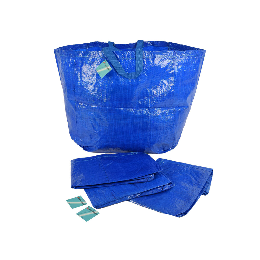 Discountershop Vang harten met jouw tas creaties | 4 Blauwe Plastic Opvouwbare Boodschappentassen | 37cm x 40cm x 41cm | Ontketen je innerlijke coolheid met deze Boodschappentassen Discountershop Vang harten met jouw tas creaties | 4 Blauwe Plastic Opvouwbare Boodschappentassen | 37cm x 40cm x 41cm | Ontketen je innerlijke coolheid met deze Boodschappentassen