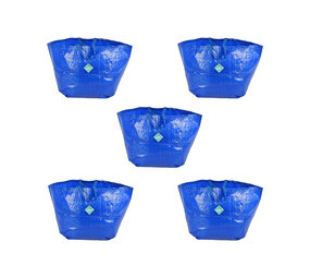 Discountershop Stylish Bags for Stylish Women | Set of 5 Blue Plastic Foldable Shopping Bags | 37cm x 40cm x 41cm | Durable Bags for Shopping, Beach, and More Discountershop Stylish Bags for Stylish Women | Set of 5 Blue Plastic Foldable Shopping Bags | 37cm x 40cm x 41cm | Durable Bags for Shopping, Beach, and More