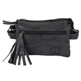 Bicky Bernard  Stylish Compact Black Crossbody and Shoulder Bag 18cm x 6cm x 12cm - with 4 Compartments, 8 Credit Card Slots, and 1 Zip Pocket - Bicky Bernard | Trendy Accessory Bicky Bernard  Stylish Compact Black Crossbody and Shoulder Bag 18cm x 6cm x 12cm - with 4 Compartments, 8 Credit Card Slots, and 1 Zip Pocket - Bicky Bernard | Trendy Accessory