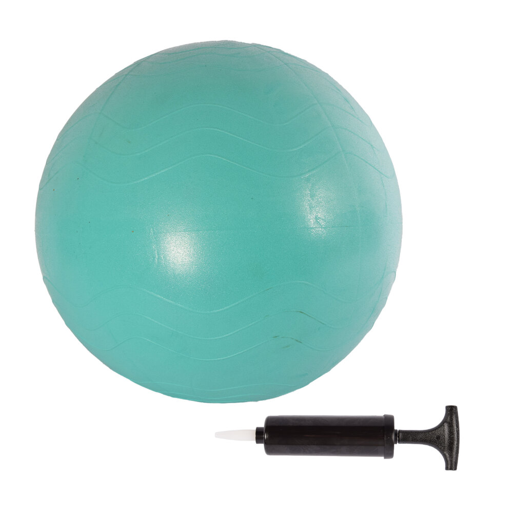 Discountershop Duurzame PVC Gymball in Groen & Munt | 65cm Diameter Anti-Burst Yoga Bal | Fitnessbal voor Yoga Pilates en Gymnastiek |  Inclusief Oefeningen voor Yogabal Rugpijn en Meer Discountershop Duurzame PVC Gymball in Groen & Munt | 65cm Diameter Anti-Burst Yoga Bal | Fitnessbal voor Yoga Pilates en Gymnastiek |  Inclusief Oefeningen voor Yogabal Rugpijn en Meer