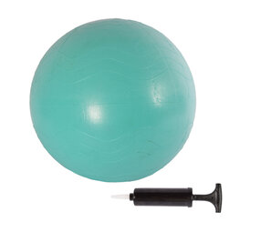 Discountershop Duurzame PVC Gymball in Groen & Munt | 65cm Diameter Anti-Burst Yoga Bal | Fitnessbal voor Yoga Pilates en Gymnastiek |  Inclusief Oefeningen voor Yogabal Rugpijn en Meer Discountershop Duurzame PVC Gymball in Groen & Munt | 65cm Diameter Anti-Burst Yoga Bal | Fitnessbal voor Yoga Pilates en Gymnastiek |  Inclusief Oefeningen voor Yogabal Rugpijn en Meer
