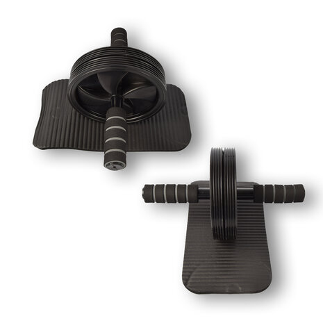 Discountershop Hoogwaardig Trainingswiel Buikspier Apparaat - Effectieve Buikspiertrainer - Zwart - 18 cm Breed - Kunststof - 305 g Gewicht Discountershop Hoogwaardig Trainingswiel Buikspier Apparaat - Effectieve Buikspiertrainer - Zwart - 18 cm Breed - Kunststof - 305 g Gewicht