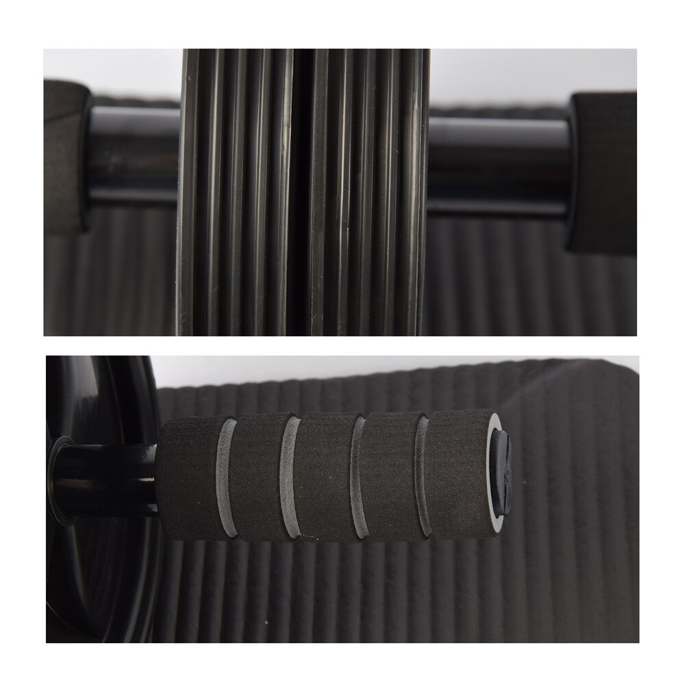 Discountershop Hoogwaardig Trainingswiel Buikspier Apparaat - Effectieve Buikspiertrainer - Zwart - 18 cm Breed - Kunststof - 305 g Gewicht Discountershop Hoogwaardig Trainingswiel Buikspier Apparaat - Effectieve Buikspiertrainer - Zwart - 18 cm Breed - Kunststof - 305 g Gewicht