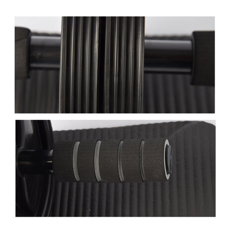 Discountershop Hoogwaardig Trainingswiel Buikspier Apparaat - Effectieve Buikspiertrainer - Zwart - 18 cm Breed - Kunststof - 305 g Gewicht Discountershop Hoogwaardig Trainingswiel Buikspier Apparaat - Effectieve Buikspiertrainer - Zwart - 18 cm Breed - Kunststof - 305 g Gewicht