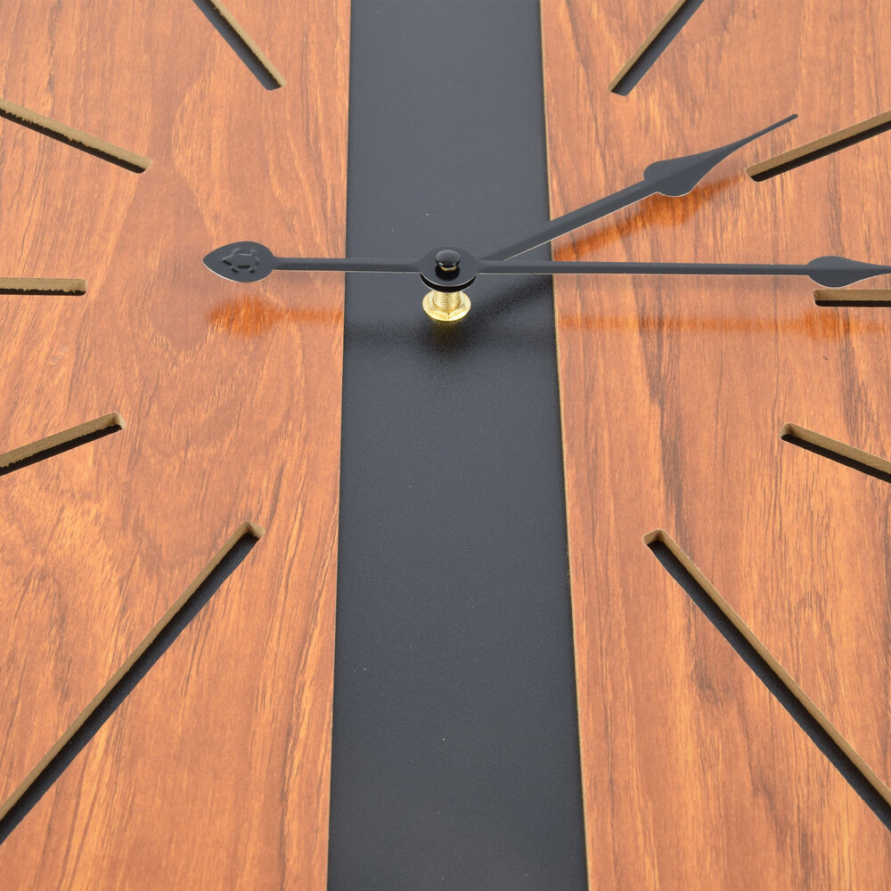 Discountershop Elegant Brown Wooden Wall Clock | Diameter 60cm | Stylish Wall Clock for Home & Office | Easy to Read | Runs on AA Battery (1.5V) Discountershop Elegant Brown Wooden Wall Clock | Diameter 60cm | Stylish Wall Clock for Home & Office | Easy to Read | Runs on AA Battery (1.5V)