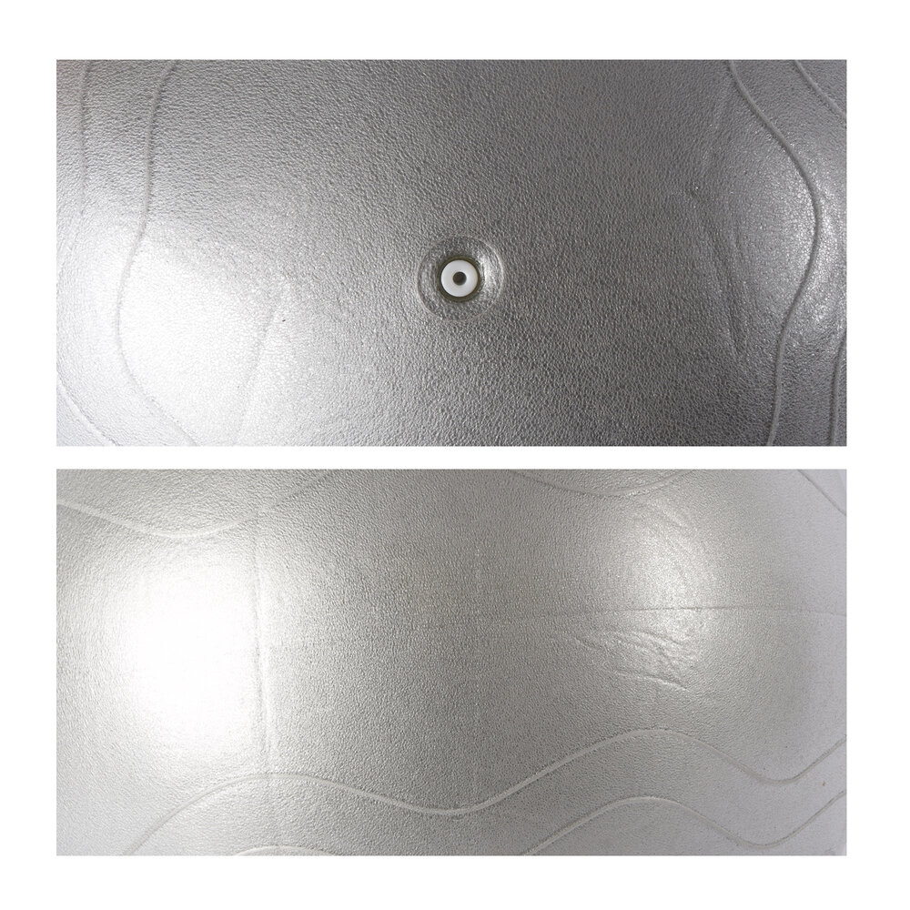 Discountershop Gymball van PVC-Materiaal Grijs | Anti-Burst Fitnessbal 65cm | Oefenbal voor Yoga Pilates Gymnastiek en Stabiliteitsoefeningen