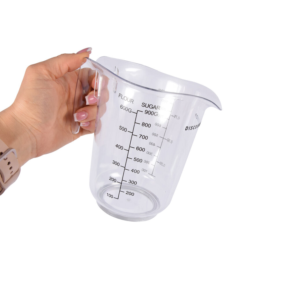 Discountershop Maatbeker Set 3 Delig Van Kunststof Met Schaalverdeling | Transparant | Vaatwasmachine Veilig | Perfect Voor Bakken Koken En Mengen Van Verf Beton En Harsen | BPA-vrij Discountershop Maatbeker Set 3 Delig Van Kunststof Met Schaalverdeling | Transparant | Vaatwasmachine Veilig | Perfect Voor Bakken Koken En Mengen Van Verf Beton En Harsen | BPA-vrij