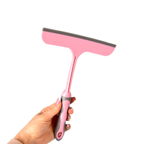 Discountershop Roze Raamreiniger Deluxe | Lichtgewicht | 16cm x 2cm x 26cm | Multifunctioneel Schoonmaakgereedschap van Rubber & Kunststof | Ultieme Glazenwasser Waar Reinheid Perfectie Ontmoet Discountershop Roze Raamreiniger Deluxe | Lichtgewicht | 16cm x 2cm x 26cm | Multifunctioneel Schoonmaakgereedschap van Rubber & Kunststof | Ultieme Glazenwasser Waar Reinheid Perfectie Ontmoet