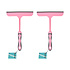Transform Your Cleaning Experience with Our Pink Window Squeegee Set | 2 Pieces | 16cm x 2cm x 26cm | High-Quality Rubber and Plastic | Efficient for Tiles and Glass Cleaning | User-friendly Design Transform Your Cleaning Experience with Our Pink Window Squeegee Set | 2 Pieces | 16cm x 2cm x 26cm | High-Quality Rubber and Plastic | Efficient for Tiles and Glass Cleaning | User-friendly Design