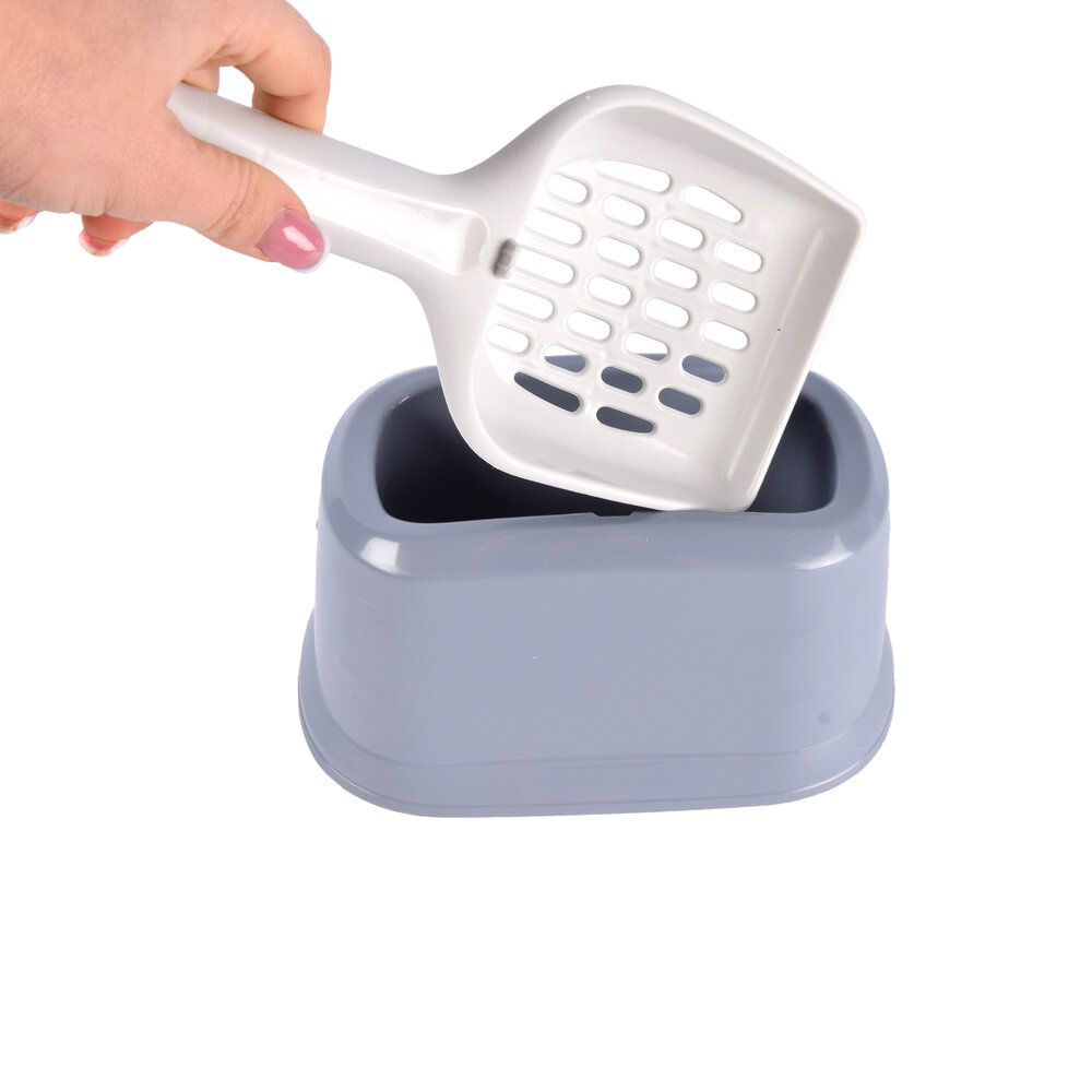 Discountershop Useful Food Scoop with Built-in Container - Environmentally Friendly - Battery (1x 3V CR2032) Not Included