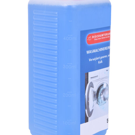 Discountershop Powerful Cleaning Solution for Your Washing Machine - Blue Washing Machine Cleaner - 4x500ml Bottles - 2160g Discountershop Powerful Cleaning Solution for Your Washing Machine - Blue Washing Machine Cleaner - 4x500ml Bottles - 2160g