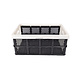 Discountershop Folding Crate with Soft-touch Handles | White Plastic | L50cm x W21cm x H33cm | Stackable Storage Basket for Bathroom, Kitchen, Office | 32 Liters | Easy to Use and Store Valuables Discountershop Folding Crate with Soft-touch Handles | White Plastic | L50cm x W21cm x H33cm | Stackable Storage Basket for Bathroom, Kitchen, Office | 32 Liters | Easy to Use and Store Valuables