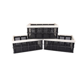 Discountershop Stevige 32L Vouwkrat zonder Deksel | Witte Opbergbox met Soft-Touch Handgrepen | 50cm x 21cm x 33cm | Ideaal voor Kleding, Gereedschap, Speelgoed en Boodschappen | Ruimtebesparende Oplossing Discountershop Stevige 32L Vouwkrat zonder Deksel | Witte Opbergbox met Soft-Touch Handgrepen | 50cm x 21cm x 33cm | Ideaal voor Kleding, Gereedschap, Speelgoed en Boodschappen | Ruimtebesparende Oplossing